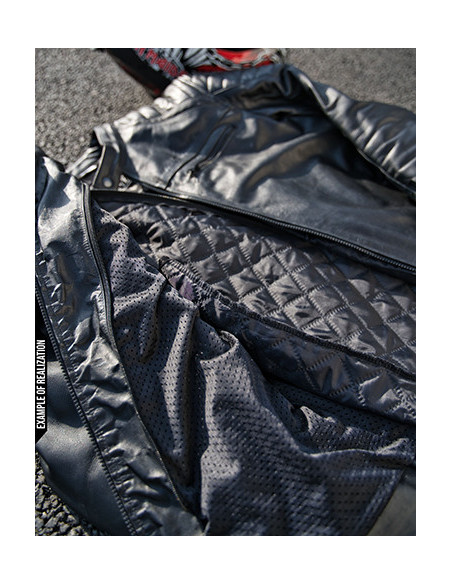 blouson moto en cuir , veste moto, couleurs personnalisables. En sur mesure et taille standard homme femme