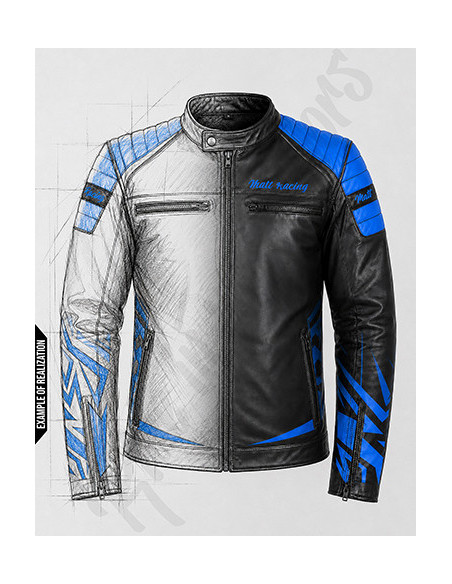 Veste moto FREE ROAD personnalisable et sur mesure
