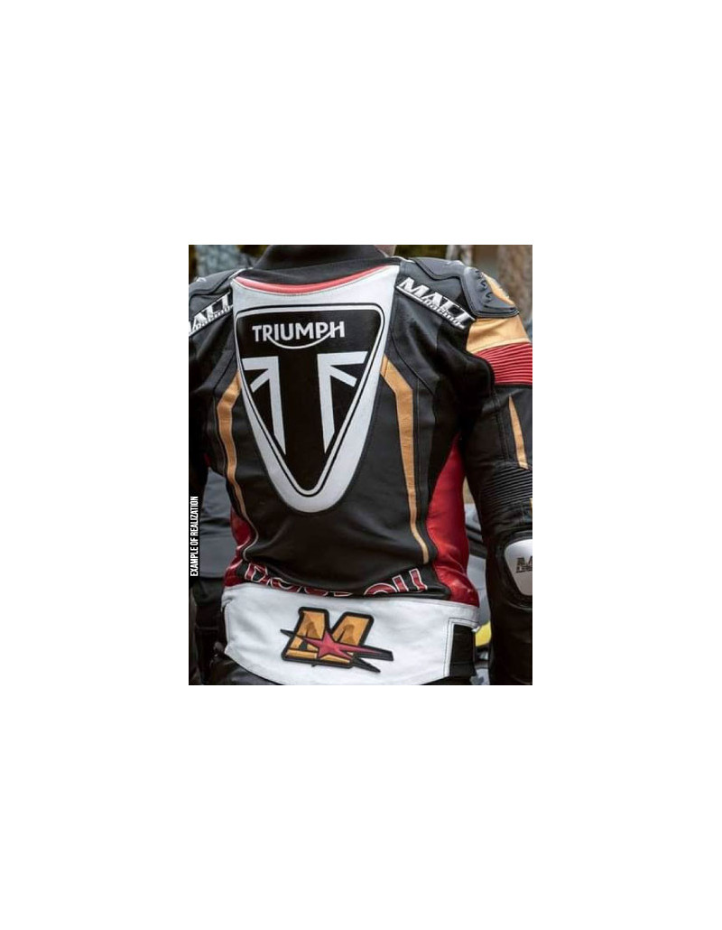 Combinaison cuir moto 2 pièces personnalisable "ROAD MERCURY"