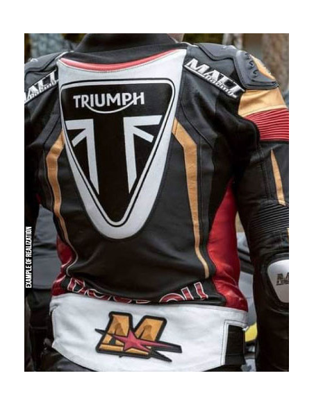 Combinaison cuir moto 2 pièces personnalisable "ROAD MERCURY"