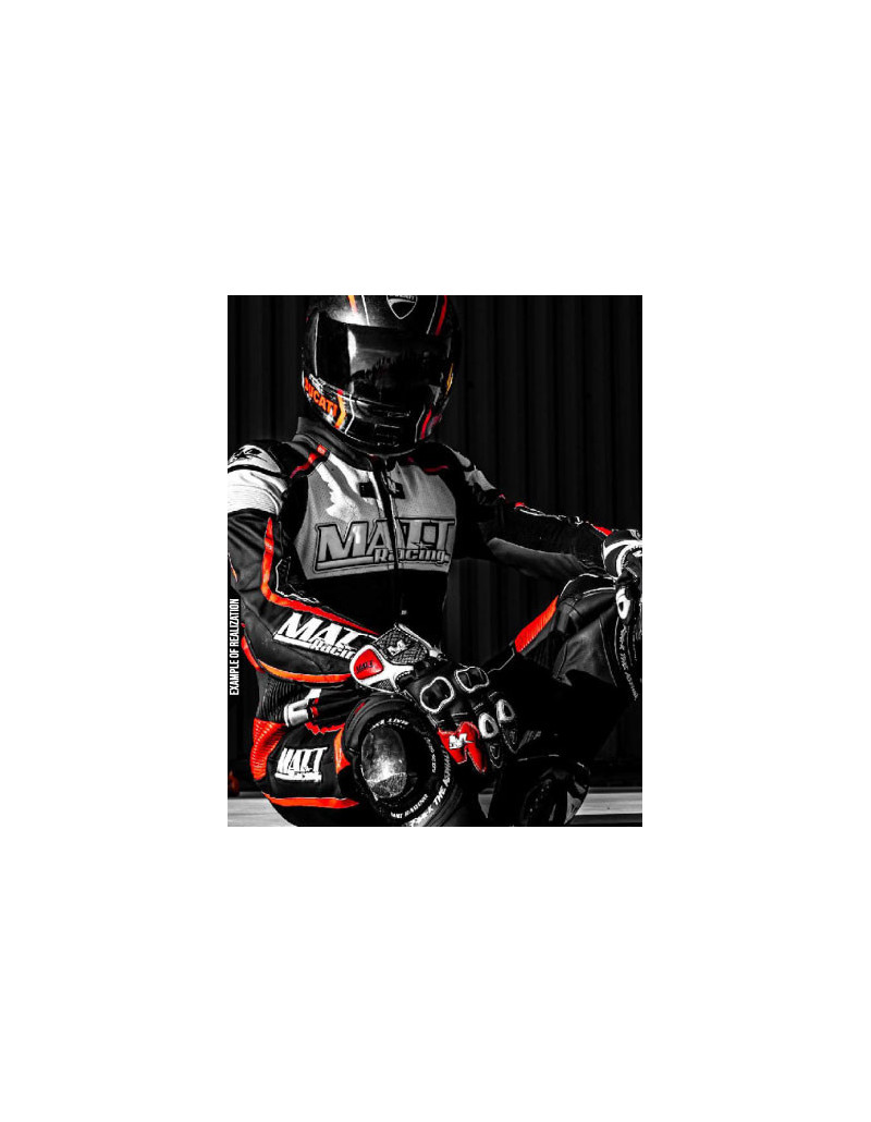 Combinaison cuir moto 2 pièces personnalisable "ROAD MERCURY"