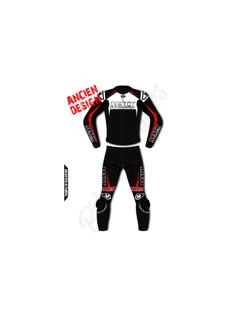 Combinaison cuir moto 2 pièces personnalisable "ROAD MERCURY"