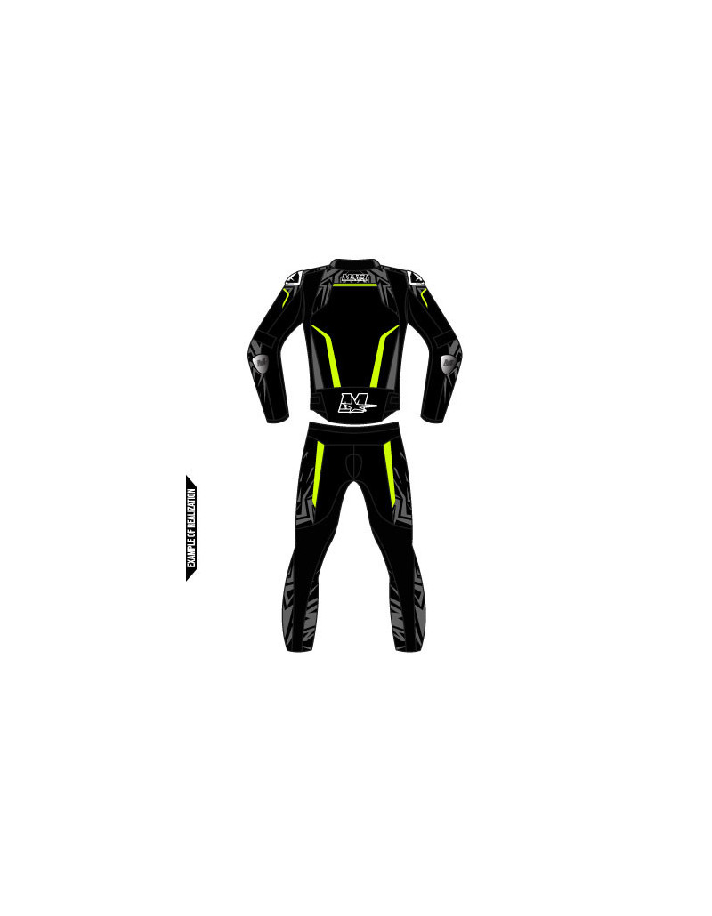 Combinaison cuir moto 2 pièces personnalisable "ROAD MERCURY"