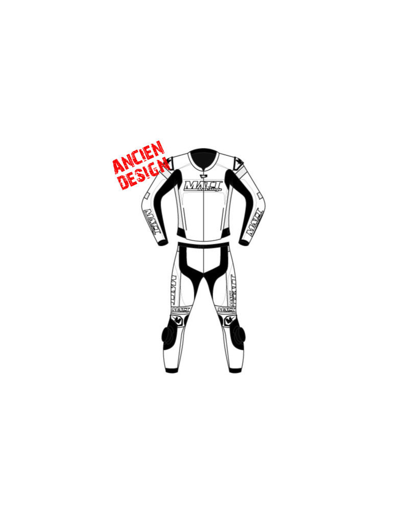 Combinaison cuir moto 2 pièces personnalisable "ROAD MERCURY"