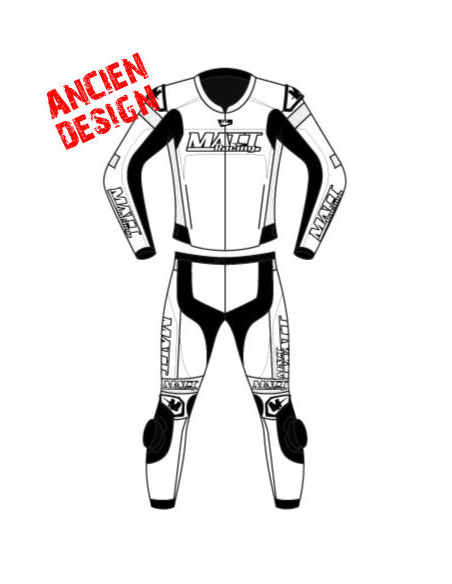 Combinaison cuir moto 2 pièces personnalisable "ROAD MERCURY"
