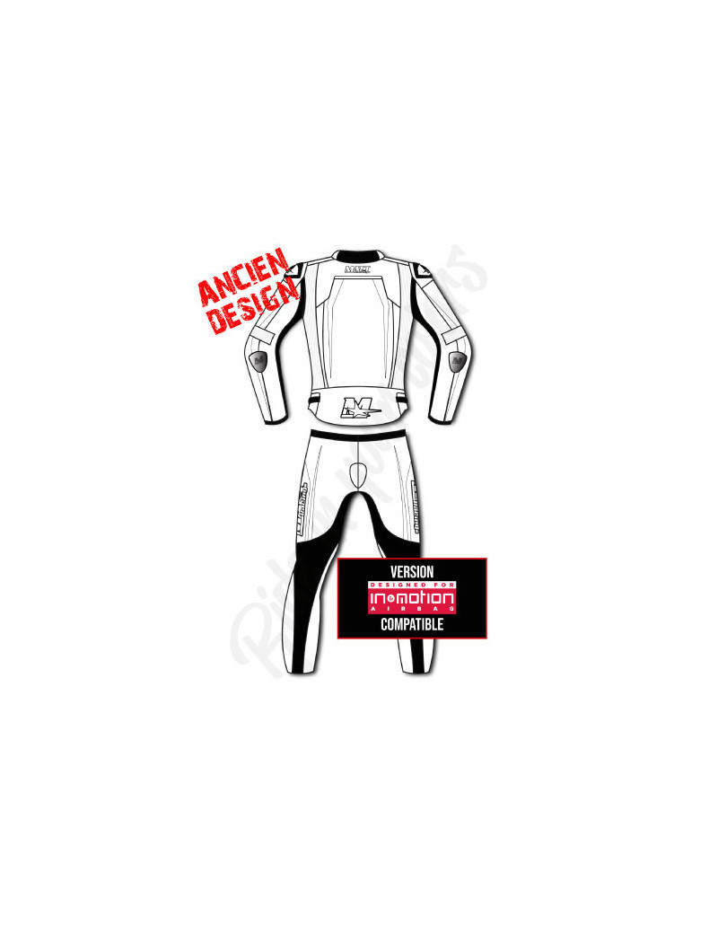 Combinaison cuir moto 2 pièces personnalisable "ROAD MERCURY"