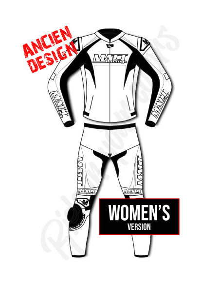 Combinaison cuir moto 2 pièces personnalisable "ROAD MERCURY"