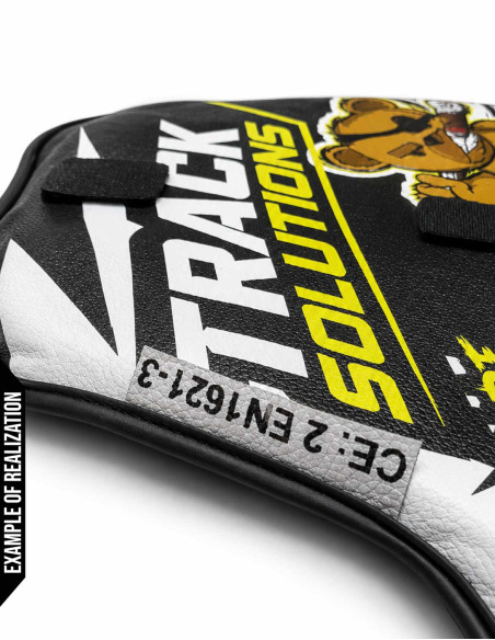 Customizable motorcycle chest protector compliant with CE EN 1621-3 standards