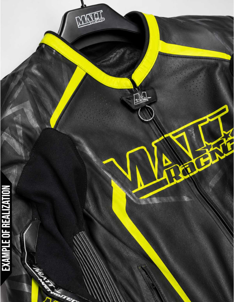 "ROAD MERCURY" customizable motorcycle leather suit