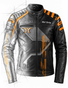 veste blouson moto personnalisable. Un esprit vintage personnalisable pour lui donner l'esprit désiré