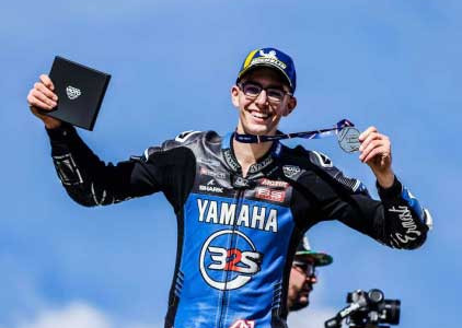 Vice champion de France FSBK pour Alexy Negrier, pilote MATT RACING